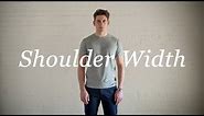 How To Measure Your Body: Shoulder Width