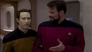"Data, He was Joking. You Know that, Right? ... Data?", Riker