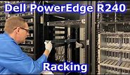 Dell PowerEdge R240 | How To Rack a Server | Server Racking | Sliding Rails | Rackmount Server