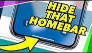 Hide & Disable the Home Bar on iPhone X WITHOUT Jailbreaking! Easy Guide!
