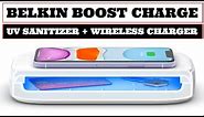 Belkin BOOST CHARGE UV Sanitizer + Wireless Charger - Sanitize While You Charge