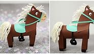 Paper Roll Horse Craft