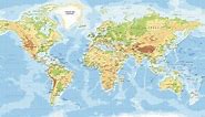 Mapa sveta - 100% Ispravna karta sveta online!