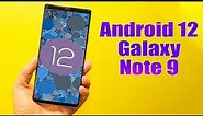 Install Android 12 on Galaxy Note 9 (AOSP ROM) - How to Guide!