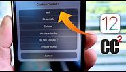 How to Enable Control Center 2 iOS 12 Siri Shortcut