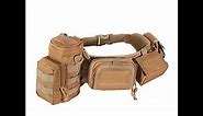 Quick Release Tactical Duty Belt with Pouches Adjustable Medical Belt L-1810