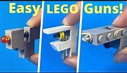 How To Make 5 Mini LEGO Guns!!