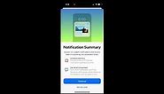 Notification summary on iPhone - overview & how to use