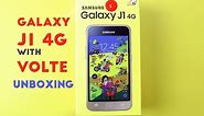 Samsung Galaxy J1 4G with VoLTE Unboxing Hands on Review