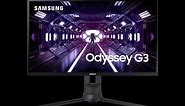 [Unboxing] Samsung Odyssey G3 24" | 1080p | 144 Hz