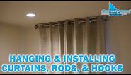 How To Install Curtain Rods & Hang Curtains | DIY Home Improvement