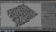 How to generate pebble-stones in Cinema 4D