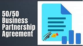 50/50 Business Partnership Agreement Template - How To Fill 50/50 Business Partnership Agreement
