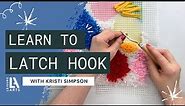 Learn to Latch Hook with Leisure Arts Latch Hook Kits!