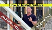 Gutters 101 DIY - Rain Gutter Installation - How to Install Plastic Gutters