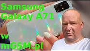 Samsung Galaxy A71 - wideorecenzja mGSM.pl