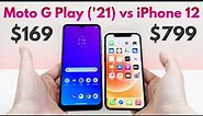Moto G Play (2021) vs iPhone 12 - Who Will Win?