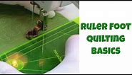 Ruler Foot Machine Quilting Basics - Quilting Basics Tutorial #13 with Leah Day