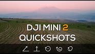 DJI MINI 2 Quick Shots Tutorial | How To Use Quick Shot Modes (4K)