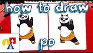 How To Draw Po From Kung Fu Panda
