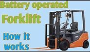 Battery powered Forklift