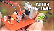 Cell phone charger - DIY fast mobile charger circuit and free PCB layout