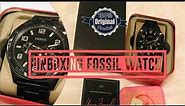 Unboxing Fossil Brox Multifunction Black Stainless Steel Watch