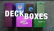MTG Deck Boxes 2: Legion, Dragon Shield, Fantasy Flight & Monster Which is the best? Magic Gathering