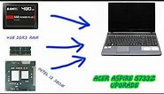 Upgrading Laptop Acer Aspire 5733z