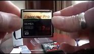 SanDisk Extreme Pro CF Unboxing 32GB Card For 7D/5D MK I/II & Canon E1 Strap unboxing.