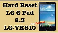 Hard Reset LG G PAD 8.3 LG-VK810 | Factory Reset LG G Pad 8.3 | NexTutorial