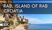 Walking Tour: Town of Rab, Island of Rab, Croatia - 4K UHD Virtual Travel