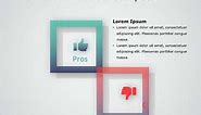 Animated Pros And Cons 7 PowerPoint Template | SlideUpLift