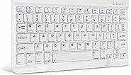 XIWMIX Ultra-Slim Wireless Bluetooth Keyboard - Universal Rechargeable Bluetooth Keyboard Compatible with iPad Pro/iPad Air/iPad 9.7/iPad 10.2/iPad Mini and Other iOS Android Windows Devices