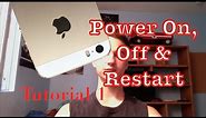 How to Turn On, Turn Off and Restart your iPhone 5s | Tutorial 1