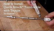 How to Easily Install a Turnbuckle on Wire Rope Without Special Tools!