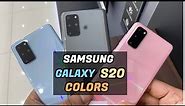 Samsung Galaxy S20 / S20+ / S20 Ultra Color Comparison | All Colors 🔥