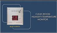 Clean Room Humidity Temperature Monitor (Model : AI-RHTm) || for Pharma Clean Room Applications