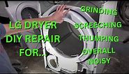 How To Fix a Squeaky, Grinding, Banging NOISY LG Dryer