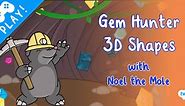 Gem Hunter 3D Shapes Game