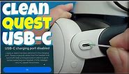 Easy Way to Clean Quest USB-C (Quest 2 & 3)