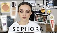 FULL FACE OF THE MOST EXPENSIVE MAKEUP AT SEPHORA $$$