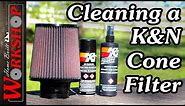 K&N Cone Style Filter Cleaning