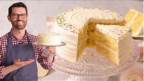 The Most AMAZING Vanilla Cake Recipe
