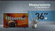 Hisense 40H5B H5 series full HD smart TV // Full Specs Review #Hisense