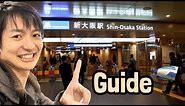 How to change train from Shin-Osaka to Midosuji Line + Shin-Osaka Station guide!! #058
