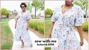 SEW WITH ME: BUTTERICK 6554: WRAP DRESS