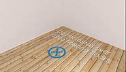 Dotfloor Vinyl Planks Flooring Tiles 30.88 sq.ft SPC Floor Plank Interlocking Floating Planks Glue Free Wood Grain with IXPE Underlay 4.5mm for Home Office Bathroom(Flatwood)