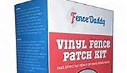 Vinyl Fence Post Repair Kit (Alternative to Replacement Vinyl Fence Panels, Posts, Pickets, Sections, Rails and Parts) White Fence Daddy Kit