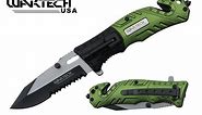 Review of the Wartech 8" Assisted Open Folding Tactical Survival Pocket Knife